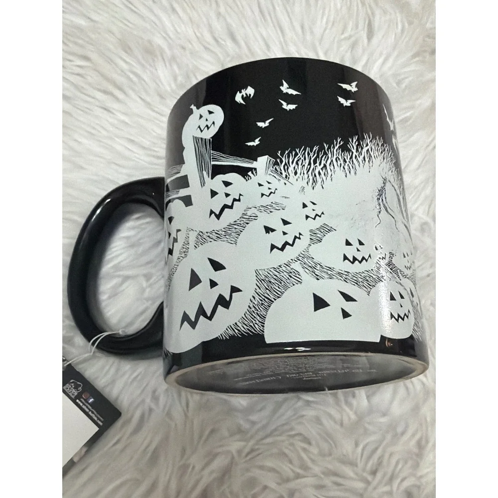 The Nightmare Before Christmas Mug Glow‎ in the Dark Jack Skellington NWT
